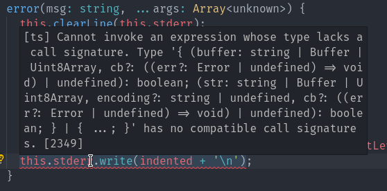 A scary TypeScript error
